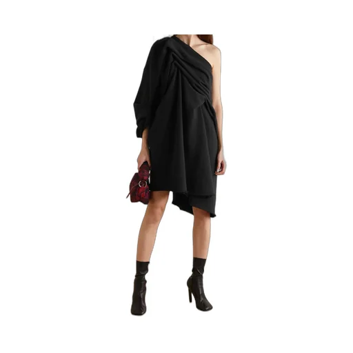 One-Sleeve Knit Dress