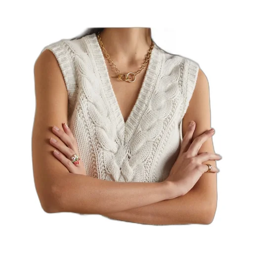 Cable Knit Vest