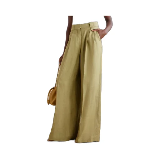 High-Waisted Wide-Leg Pants