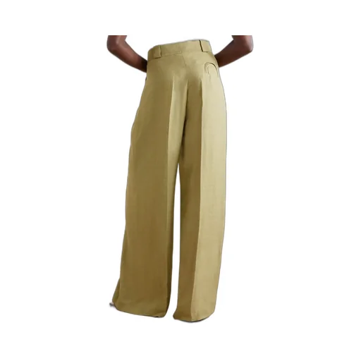 High-Waisted Wide-Leg Pants
