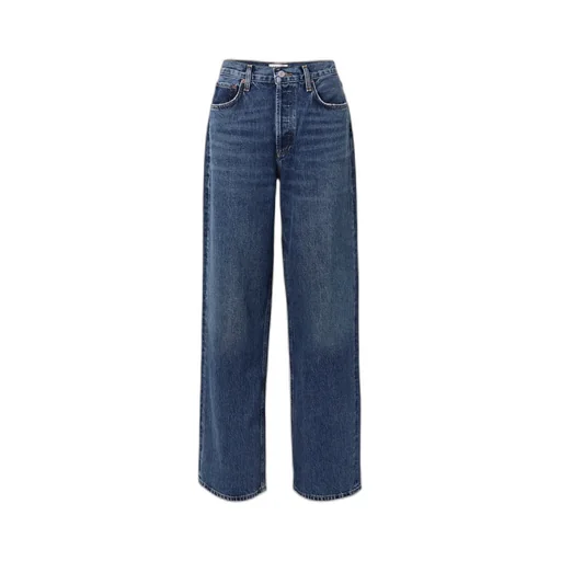 Low Slung Puddle Low-Rise Jeans