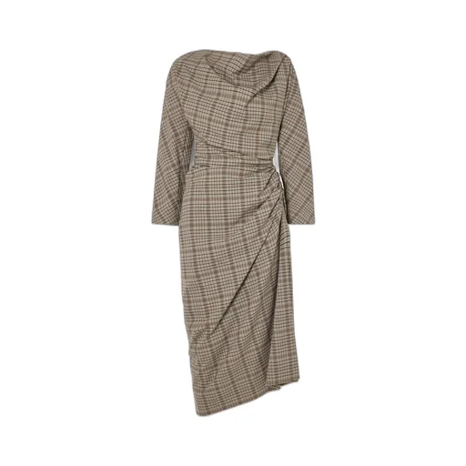 Pleated Midi Dress