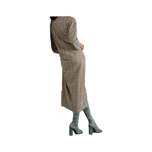 Pleated Midi Dress