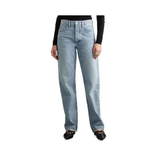 High Waist Straight Jeans
