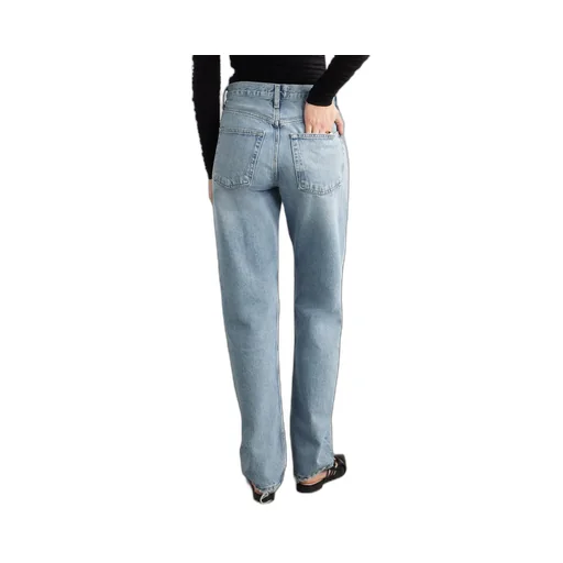 High Waist Straight Jeans