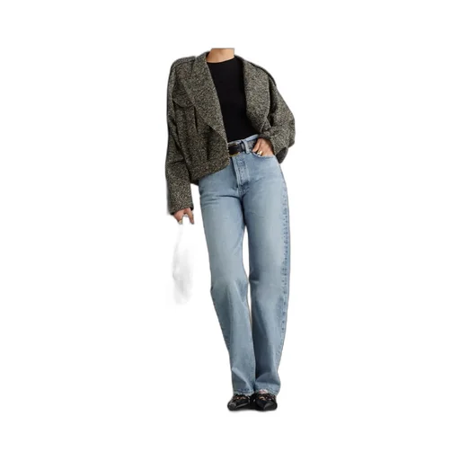 High Waist Straight Jeans