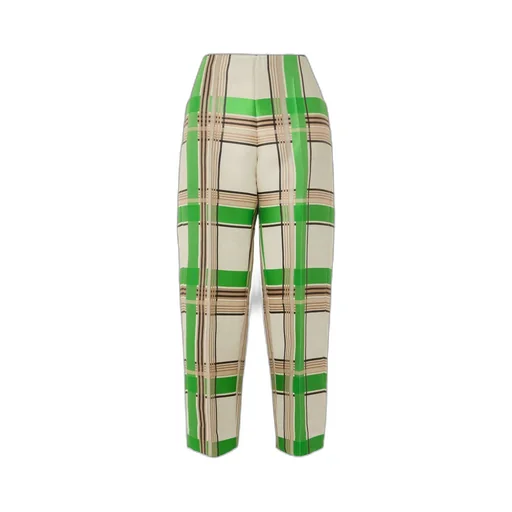 Printed Jacquard Trousers