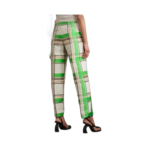 Printed Jacquard Trousers