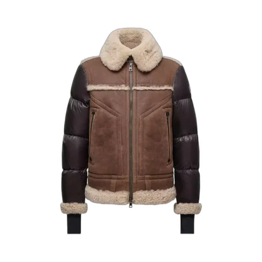 Argens Shearling & Nappa Down Jacket