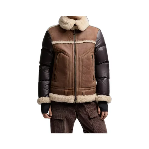 Argens Shearling & Nappa Down Jacket