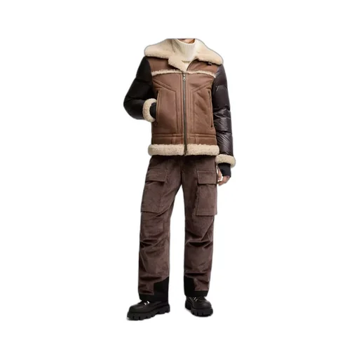 Argens Shearling & Nappa Down Jacket