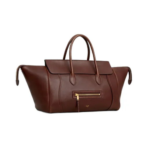 Medium New Luggage In Supple Shiny Lambskin