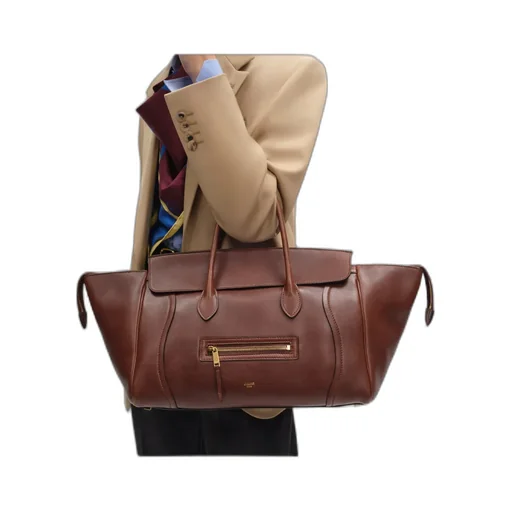 Medium New Luggage In Supple Shiny Lambskin