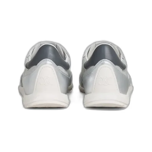 Celine Racer - Low Top Sneaker With Triomphe In Nylon, Laminated Calfskin And Calfskin