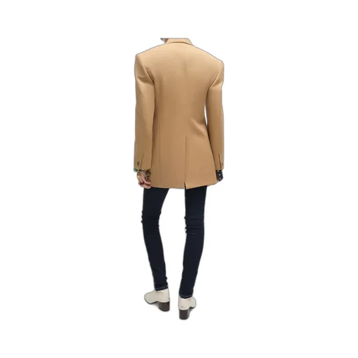 Colonne Jacket In Diagonal Wool