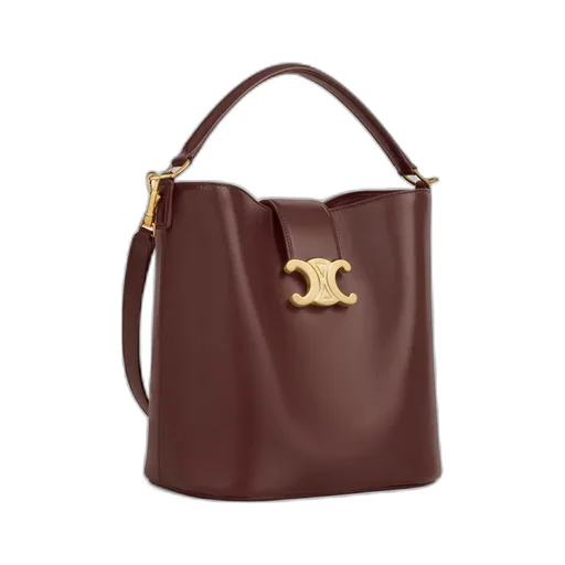 Medium Bucket Louise In Smooth Calfskin