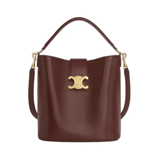 Medium Bucket Louise In Smooth Calfskin
