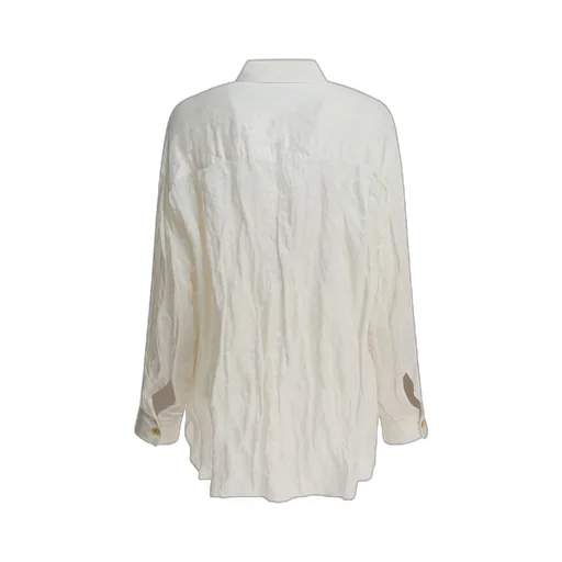 Khaite Long-Sleeved Crinkled Shirt