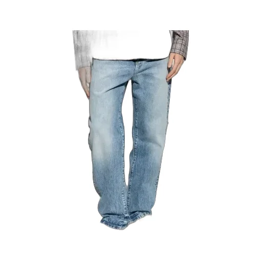 Versace Logo-Patch Studded Jeans