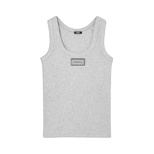 Versace Ribbed Stretch Tank Top