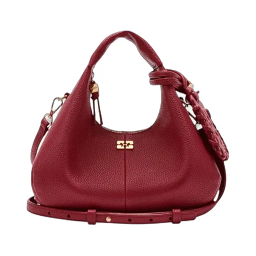 Grained Mini Hobo Bag