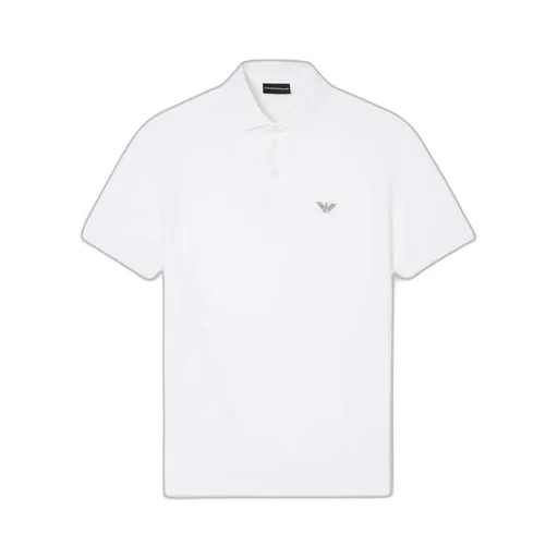 Emporio Armani Logo Embroidered Short-Sleeved Polo Shirt