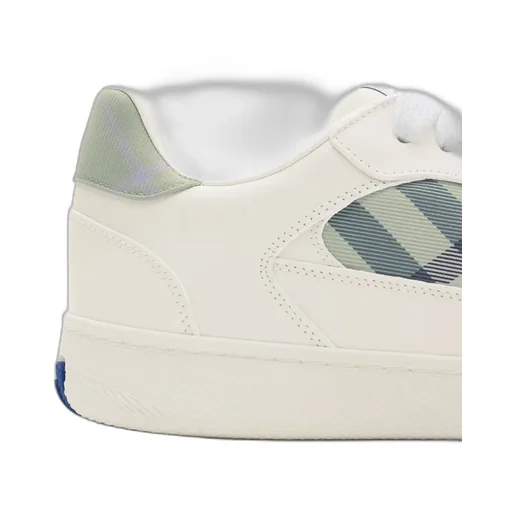 Burberry Checked Detail Low-Top Sneakers