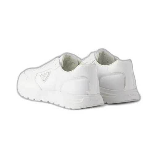 Prada Logo Plaque Low-Top Sneakers