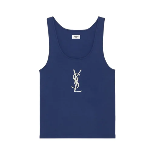 Saint Laurent Cassandre Sleeveless Tank Top