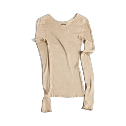 Silk Crew-Neck Sweater