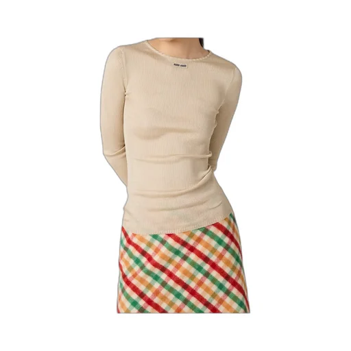 Silk Crew-Neck Sweater