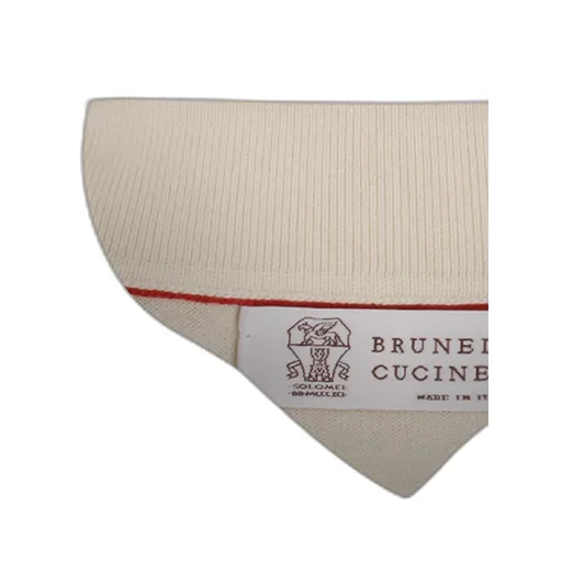 Brunello Cucinelli Short Sleeved Ribbed Polo Shirt