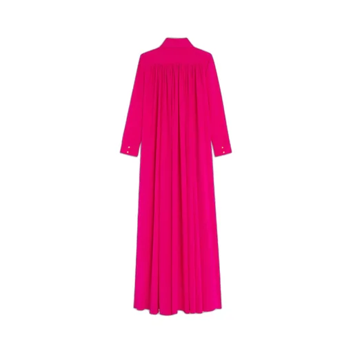Dress In Acetate Silk Crepe