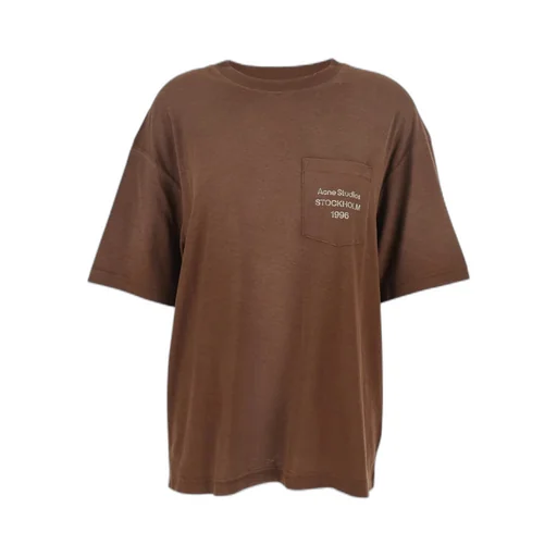 Acne Studios Logo-Printed Crewneck T-Shirt