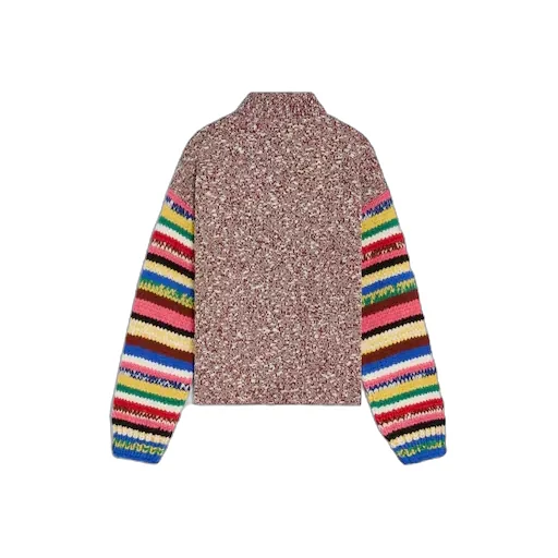 Polo Sweater In Mouline Cotton
