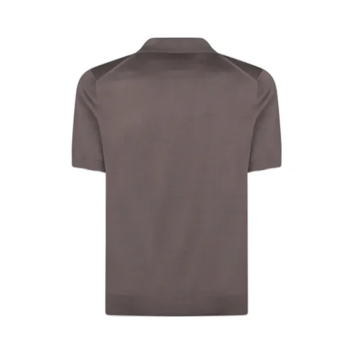 Brunello Cucinelli Short-Sleeved Fine-Knitted Polo Shirt