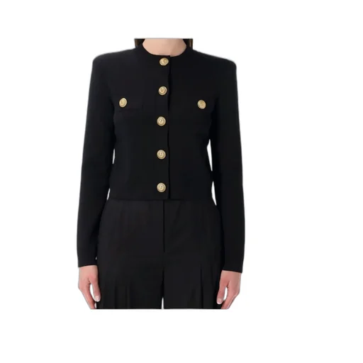 Balmain Button-Embellished Cardigan
