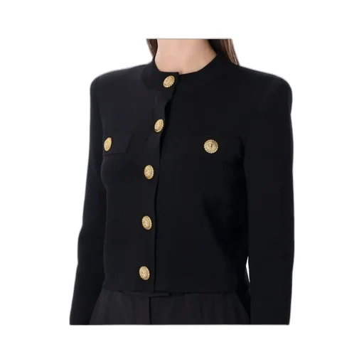 Balmain Button-Embellished Cardigan