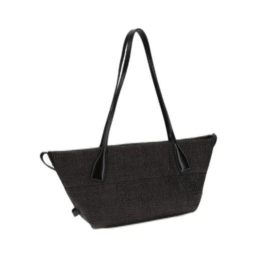 Balmain Logo Embroidered Small Track Tote Bag