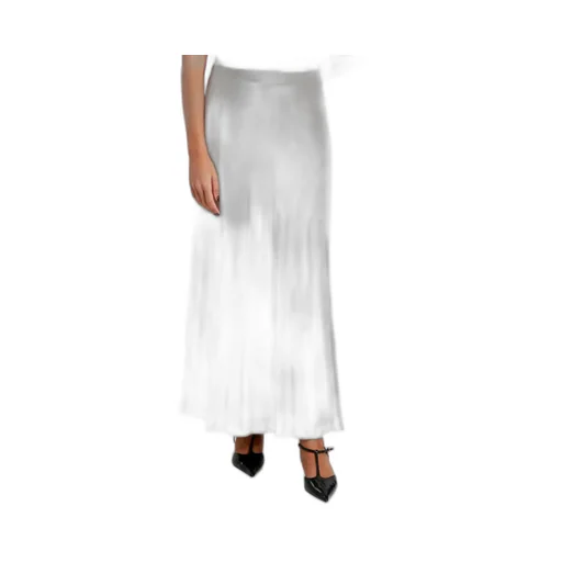 Solid Color Midi Skirt