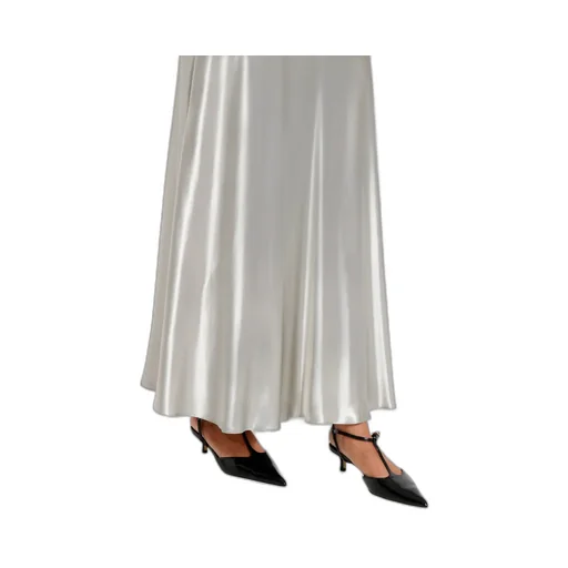 Solid Color Midi Skirt
