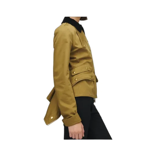 Alexander Mcqueen Herringbone Kickback Jacket