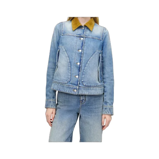 Alexander Mcqueen Boxy Denim Jacket