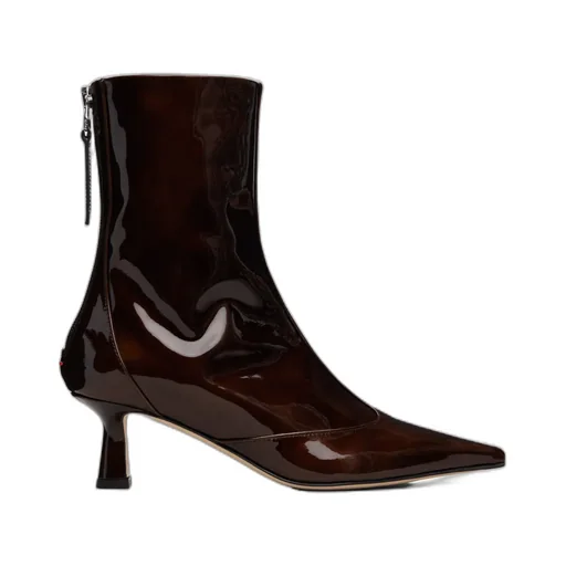 Sila Patent Leather Ankle Boots