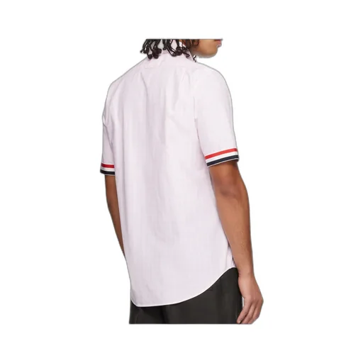 Thom Browne Gingham Check Short Sleeve Shirt
