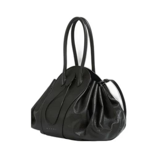 Marni Logo Stamped Tulipea Large Handbag