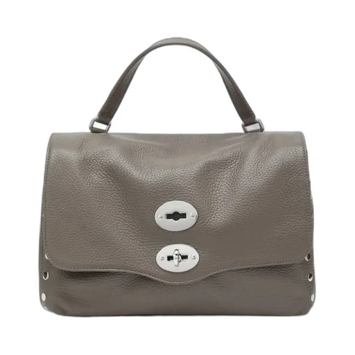 Postina Studded Turn-Lock Tote Bag