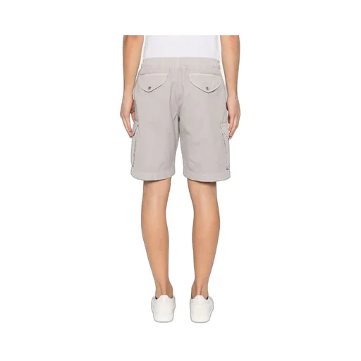 Drawstring-Fastening Cargo Shorts