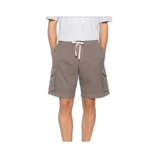 Drawstring-Fastening Cargo Shorts