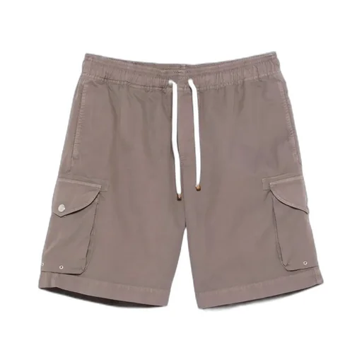 Drawstring-Fastening Cargo Shorts